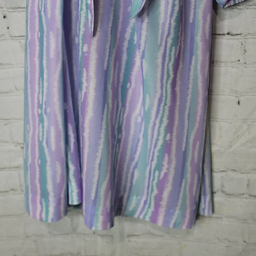 ‎Women's Vintage CALIFORNIA LOOKS Long Sleevez Stripes Dress Size 22